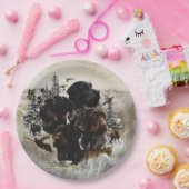 ドイツ語の金髪ポインタ ペーパープレート (パーティー)