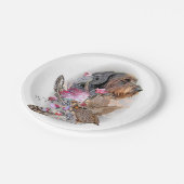 ドイツ語の金髪ポインタ ペーパープレート (アングル)