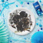 ドイツ語の金髪ポインタ ペーパープレート (パーティー)