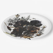 ドイツ語の金髪ポインタ ペーパープレート (アングル)