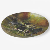 ドイツ語の金髪ポインタ ペーパープレート (アングル)