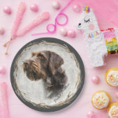 ドイツ語の金髪ポインタ ペーパープレート (パーティー)