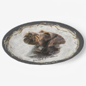 ドイツ語の金髪ポインタ ペーパープレート (アングル)