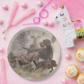 ドイツ語の金髪ポインタ ペーパープレート (パーティー)