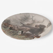 ドイツ語の金髪ポインタ ペーパープレート (アングル)