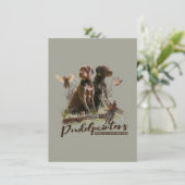 ドイツ語の金髪ポインタ、ボア狩りカード カード (スタンド正面)