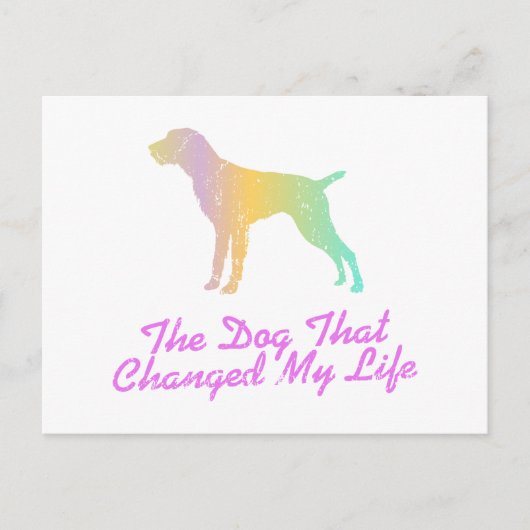 ドイツ語の金髪ポインタ ポストカード (正面)