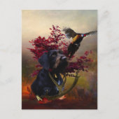 ドイツ語の金髪ポインタ ポストカード (正面)