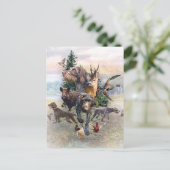 ドイツ語の金髪ポインタ ポストカード (スタンド正面)