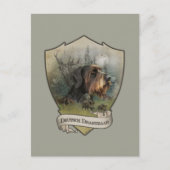 ドイツ語の金髪ポインタ ポストカード (正面)