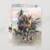 ドイツ語の金髪ポインタ ポストカード (正面/裏面)