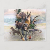 ドイツ語の金髪ポインタ ポストカード (裏面)