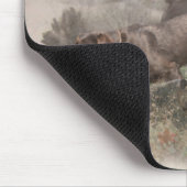 ドイツ語の金髪ポインタ マウスパッド (コーナー)