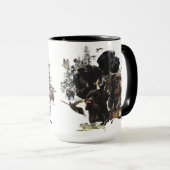 ドイツ語の金髪ポインタ マグカップ (正面右)