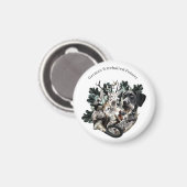 ドイツ語の金髪ポインタ マグネット (正面/裏面)