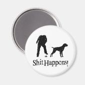 ドイツ語の金髪ポインタ マグネット (正面/裏面)