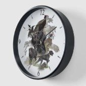 ドイツ語の金髪ポインタ 壁時計 (傾斜)