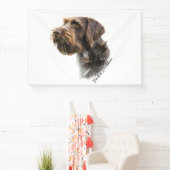 ドイツ語の金髪ポインタ 横断幕 (インサイチュ)