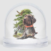 ドイツ語の金髪ポインタ，狩り (裏面)