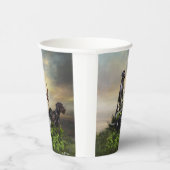 ドイツ語の金髪ポインタ 紙コップ (右)