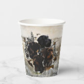 ドイツ語の金髪ポインタ 紙コップ (正面)
