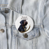 ドイツ語の金髪ポインタ 缶バッジ (インサイチュ)