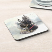 ドイツ語の金髪ポインタ、GWP コースター (左側)