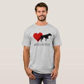 ドイツ語の金髪ポインタ Tシャツ (正面フル)