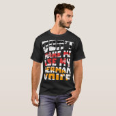 ドイツ語のGifを使用しない Tシャツ (正面フル)
