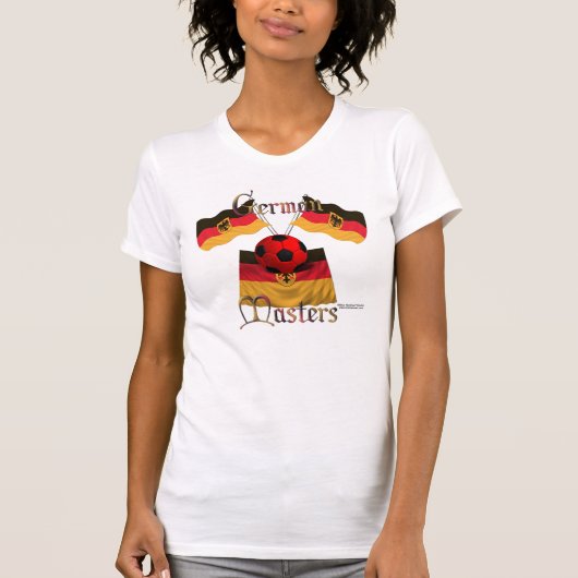 ドイツ語は女性小柄いワイシャツを習得します Tシャツ (正面)
