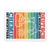 ドイツ語は重要だが化学は重要だ マグネット (横)