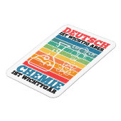 ドイツ語は重要だが化学は重要だ マグネット (左側)