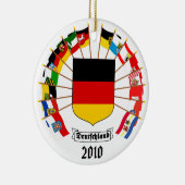 ドイツ語は風車に印を付けます セラミックオーナメント (右)