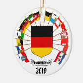 ドイツ語は風車に印を付けます セラミックオーナメント (左)