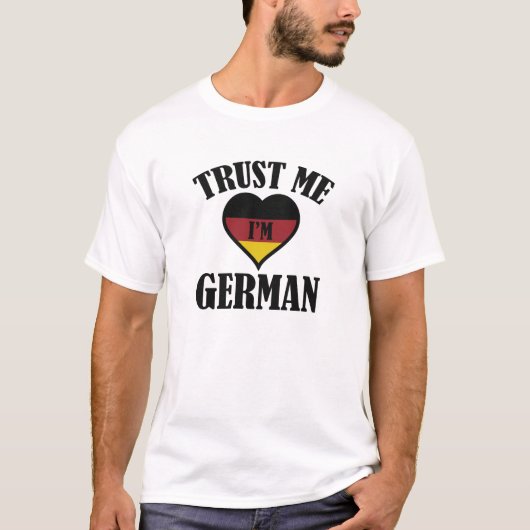 ドイツ語を信じる Tシャツ (正面)