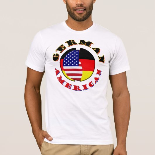 ドイツ語アメリカ Tシャツ (正面)