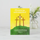 ドイツ語イースターの願い シーズンカード (スタンド正面)