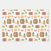 ドイツ語オクトーバーフェストラッピング紙セット3 ラッピングペーパーシート (正面2)