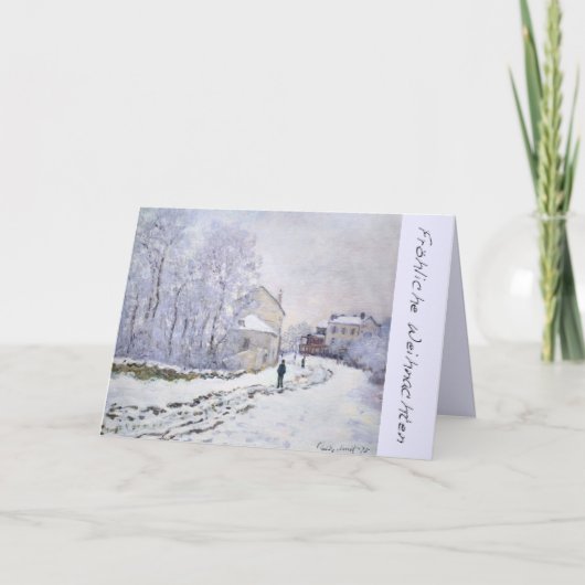 ドイツ語グリーティングカード シーズンカード (正面)