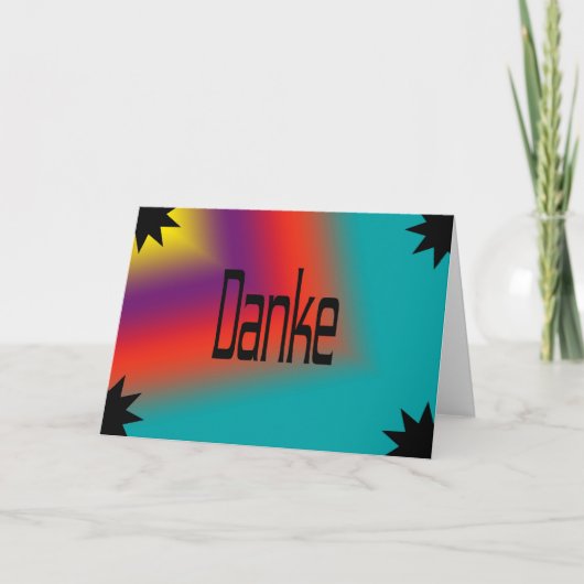 ドイツ語サンキューカード サンキューカード (正面)