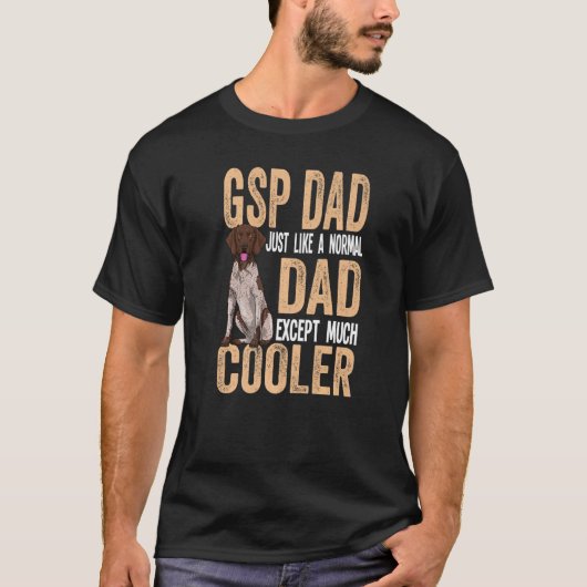 ドイツ語ショートエアーポインタアパレルGsp犬2 Tシャツ (正面)