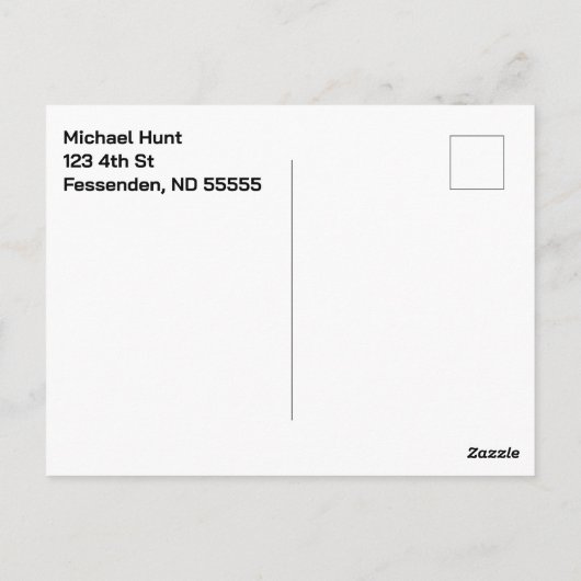 ドイツ語ショートエアーポインタ待ち ポストカード (裏面)