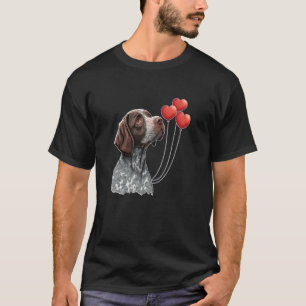 ドイツ語ショートエアーポインタGSPママパパ5 Tシャツ