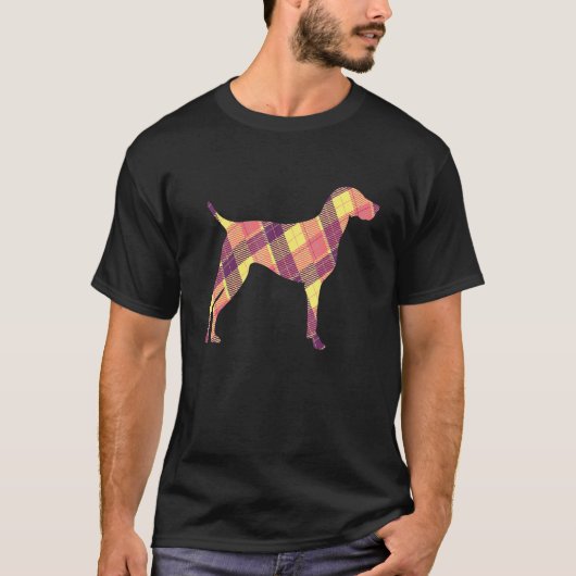ドイツ語ショートエアーポインタGSP犬ママレトロ_1 Tシャツ (正面)