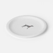 ドイツ語ショートエアーポインタI GSP犬ママ聞くのが大好き ペーパープレート (アングル)