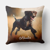 ドイツ語ショートエア走ポインタ クッション (裏面)