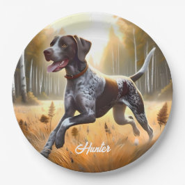ドイツ語ショートエア走ポインタ ペーパープレート
