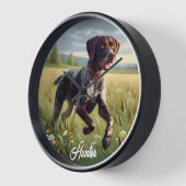 ドイツ語ショートエア走ポインタ 壁時計 (傾斜)