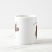 ドイツ語ショートポインターママ2 コーヒーマグカップ (中央)