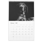ドイツ語ショートポインタ2024カレンダーGSP Dog カレンダー (2月 2027)